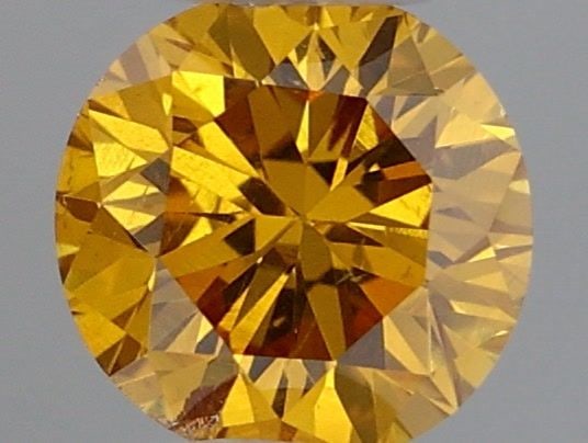 Loose Diamond - ROUND 0.19ct Fancy Deep Orange Yellow: Loose Diamond - ROUND 0.19ct Fancy Deep Orange Yellow Source: Natural Shape: ROUND Carats: 0.19 Color: Fancy Deep Orange Yellow Certification: GIA Video: