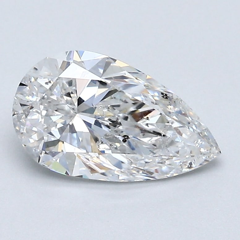 Loose Diamond - PEAR 1.2ct E SI2: Loose Diamond - PEAR 1.2ct E SI2 Source: Natural Mined Diamond Shape: PEAR Carats: 1.2 Color: E Clarity: SI2 Certification: GIA PLEASE NOTE: Framed, Large, or heavy items do not have shipping costs in