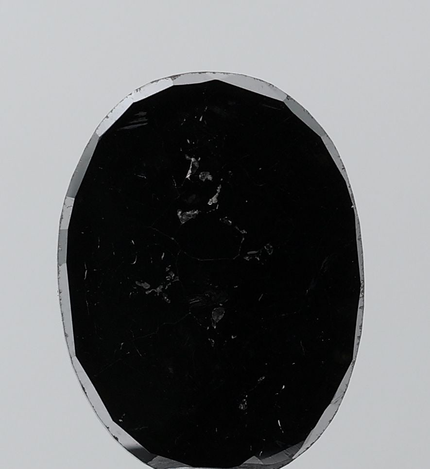 Loose Diamond - OVAL 5.07ct Fancy Black VS1 (1 of 1)
