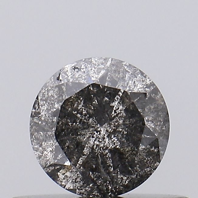 Loose Diamond - ROUND 0.33ct Salt and Pepper I3: Loose Diamond - ROUND 0.33ct Salt and Pepper I3 Source: Natural Shape: ROUND Carats: 0.33 Color: Salt and Pepper Certification: NONE Video: