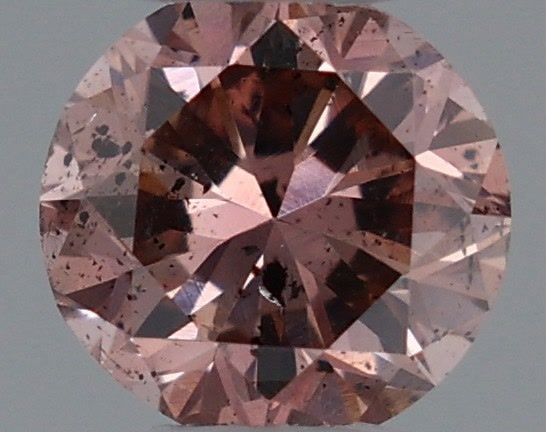 Loose Diamond - ROUND 0.25ct Fancy Brownish Orangey Pink: Loose Diamond - ROUND 0.25ct Fancy Brownish Orangey Pink Source: Natural Shape: ROUND Carats: 0.25 Color: Fancy Brownish Orangey Pink Certification: GIA Video: