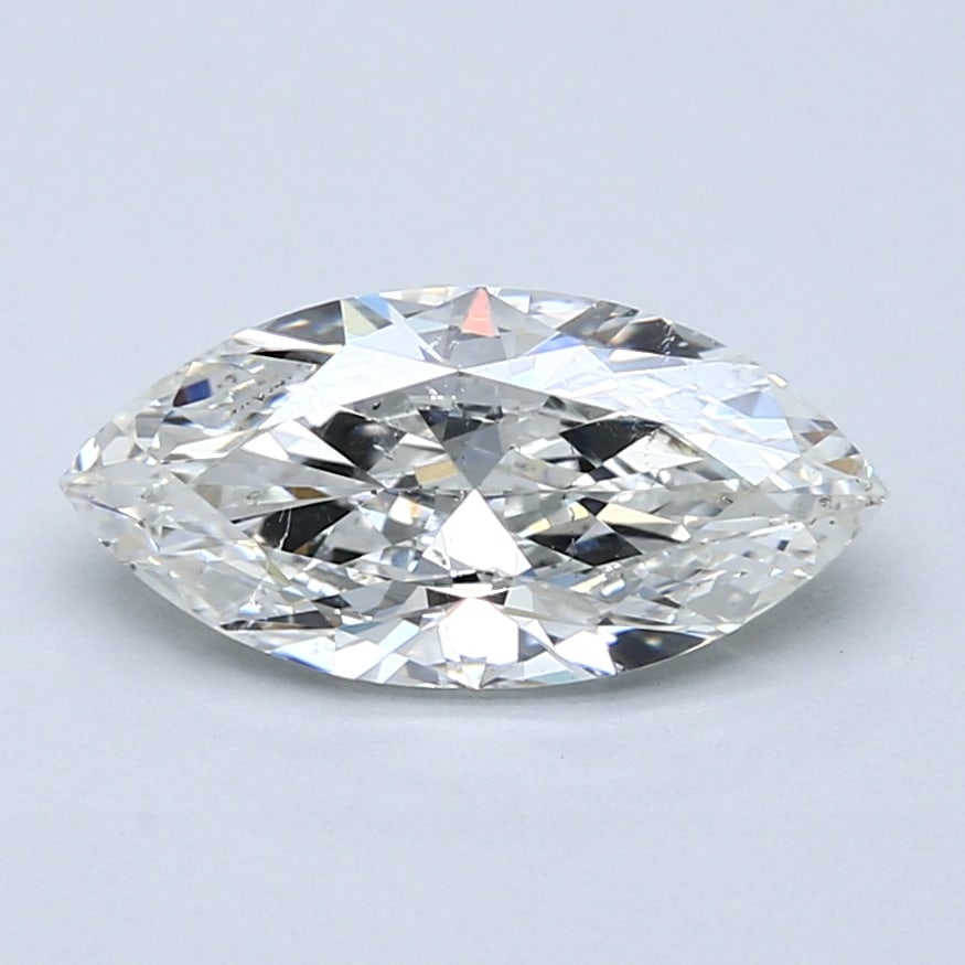 Loose Diamond - MARQUISE 2.01ct H SI2: Loose Diamond - MARQUISE 2.01ct H SI2 Source: Natural Mined Diamond Shape: MARQUISE Carats: 2.01 Color: H Clarity: SI2 Certification: GIA PLEASE NOTE: Framed, Large, or heavy items do not have shippin