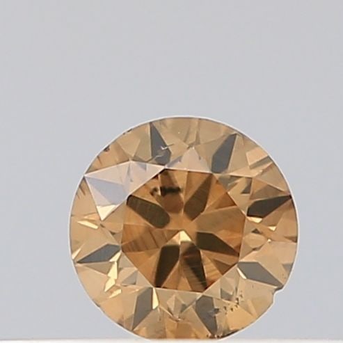 Loose Diamond - ROUND 0.17ct Fancy Brown SI1: Loose Diamond - ROUND 0.17ct Fancy Brown SI1 Source: Natural Shape: ROUND Carats: 0.17 Color: Fancy Brown Certification: NONE Video: