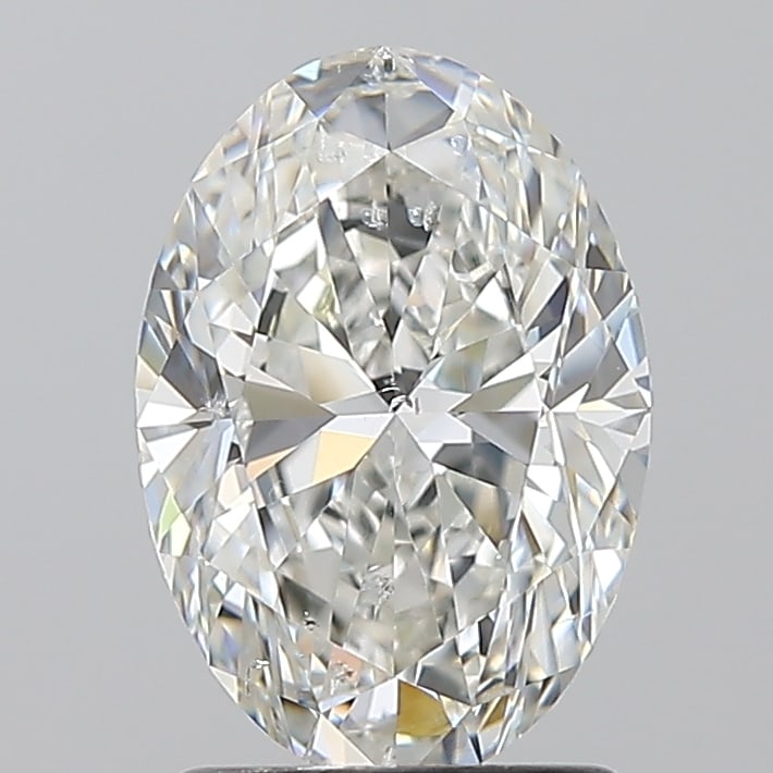 Loose Diamond - OVAL 1.7ct H SI2: Loose Diamond - OVAL 1.7ct H SI2 Source: Natural Mined Diamond Shape: OVAL Carats: 1.7 Color: H Clarity: SI2 Certification: GIA PLEASE NOTE: Framed, Large, or heavy items do not have shipping costs in