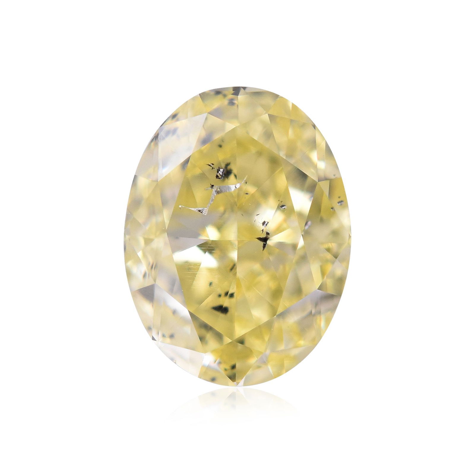 Loose Diamond - OVAL 1.1ct Fancy Intense Yellow: Loose Diamond - OVAL 1.1ct Fancy Intense Yellow Source: Natural Shape: OVAL Carats: 1.1 Color: Fancy Intense Yellow Certification: GIA Video: