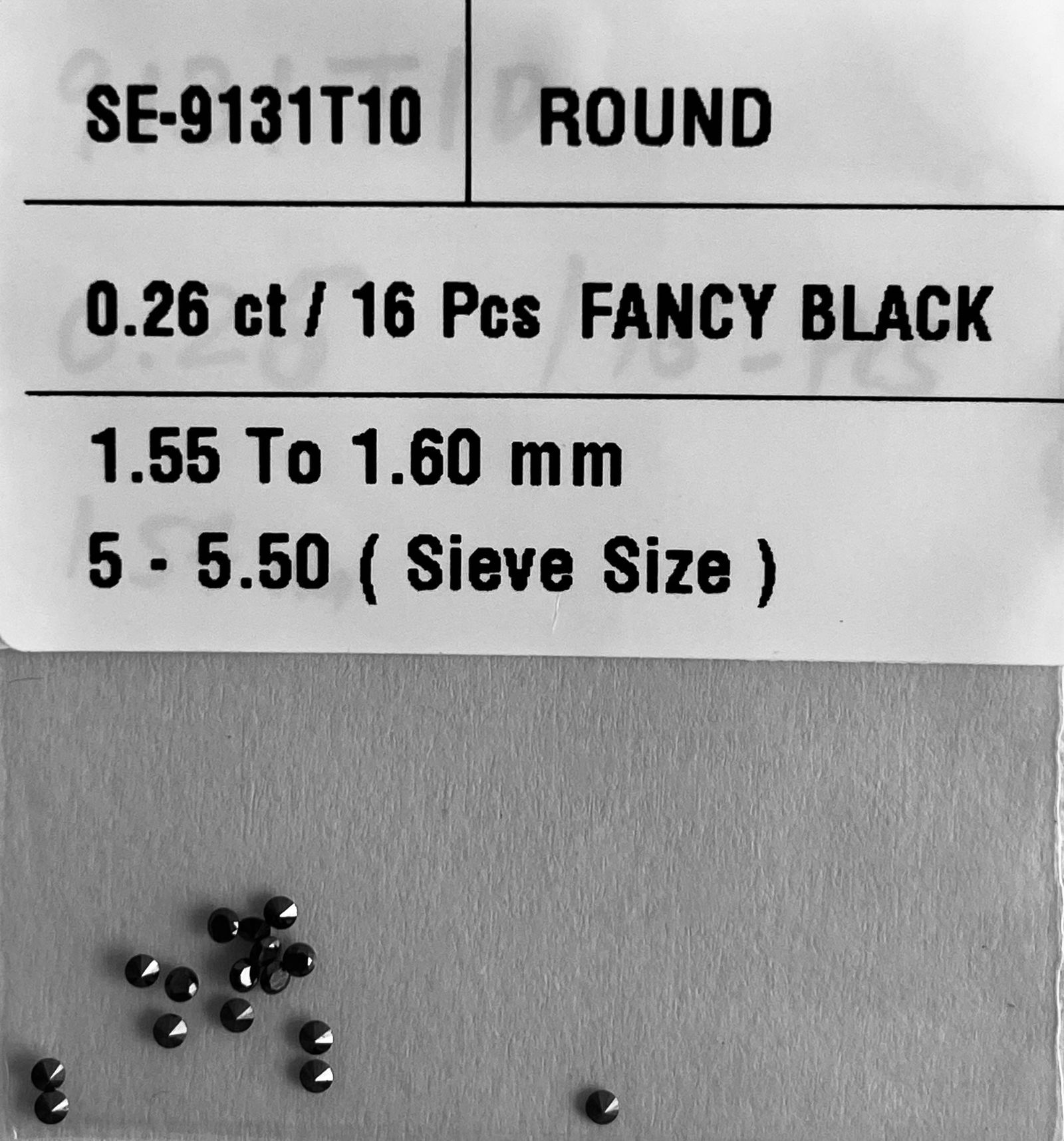 Loose Diamond - ROUND 0.26ct Fancy Black VVS2 (1 of 1)