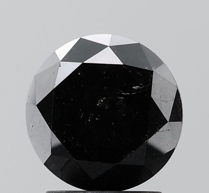 Loose Diamond - ROUND 2.76ct Fancy Black VS1 (1 of 1)