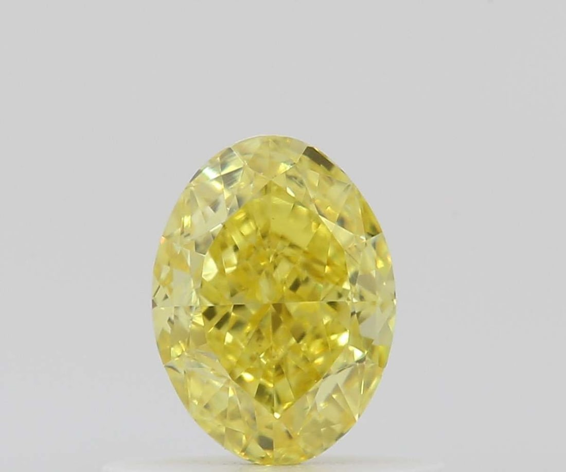 Loose Diamond - OVAL 0.59ct Fancy Vivid Yellow VS2: Loose Diamond - OVAL 0.59ct Fancy Vivid Yellow VS2 Source: Natural Shape: OVAL Carats: 0.59 Color: Fancy Vivid Yellow Certification: GIA Video:
