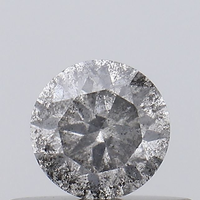 Loose Diamond - ROUND 0.35ct Salt and Pepper I3: Loose Diamond - ROUND 0.35ct Salt and Pepper I3 Source: Natural Shape: ROUND Carats: 0.35 Color: Salt and Pepper Certification: NONE Video: