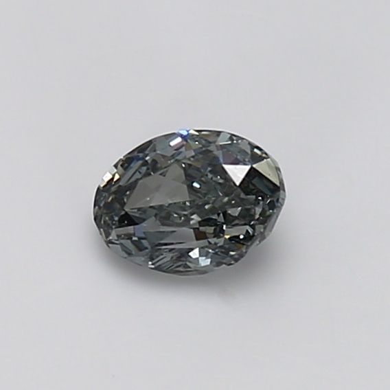 Loose Diamond - OVAL 0.5ct Fancy Dark Blueish Gray SI1: Loose Diamond - OVAL 0.5ct Fancy Dark Blueish Gray SI1 Source: Natural Shape: OVAL Carats: 0.5 Color: Fancy Dark Blueish Gray Certification: GIA PLEASE NOTE: Framed, Large, or heavy items do not have