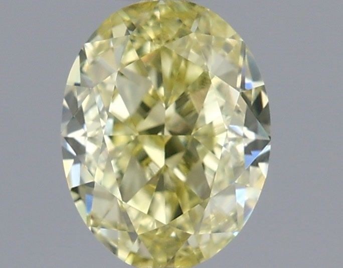 Loose Diamond - OVAL 0.65ct Fancy Light Yellow VVS1: Loose Diamond - OVAL 0.65ct Fancy Light Yellow VVS1 Source: Natural Shape: OVAL Carats: 0.65 Color: Fancy Light Yellow Certification: GIA Video: