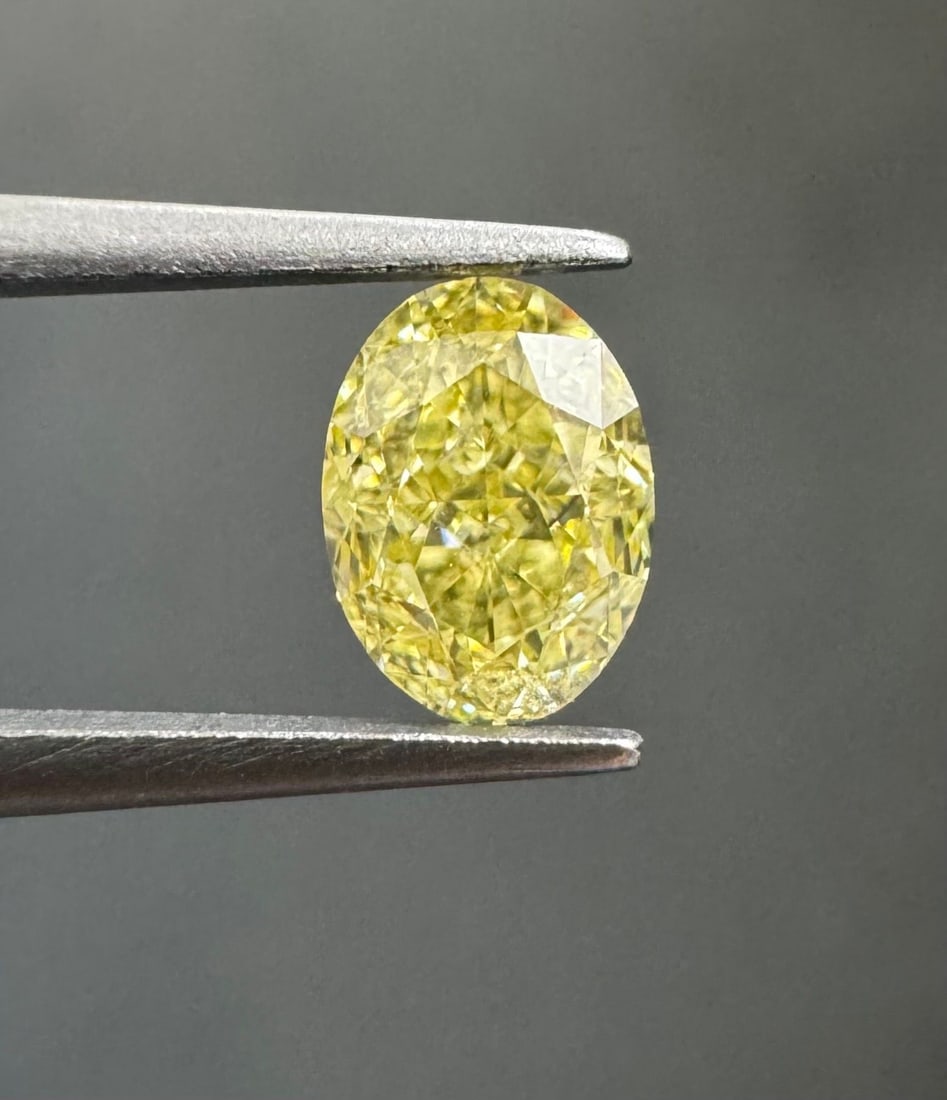 Loose Diamond - OVAL 0.6ct Yellow VS1 (1 of 1)