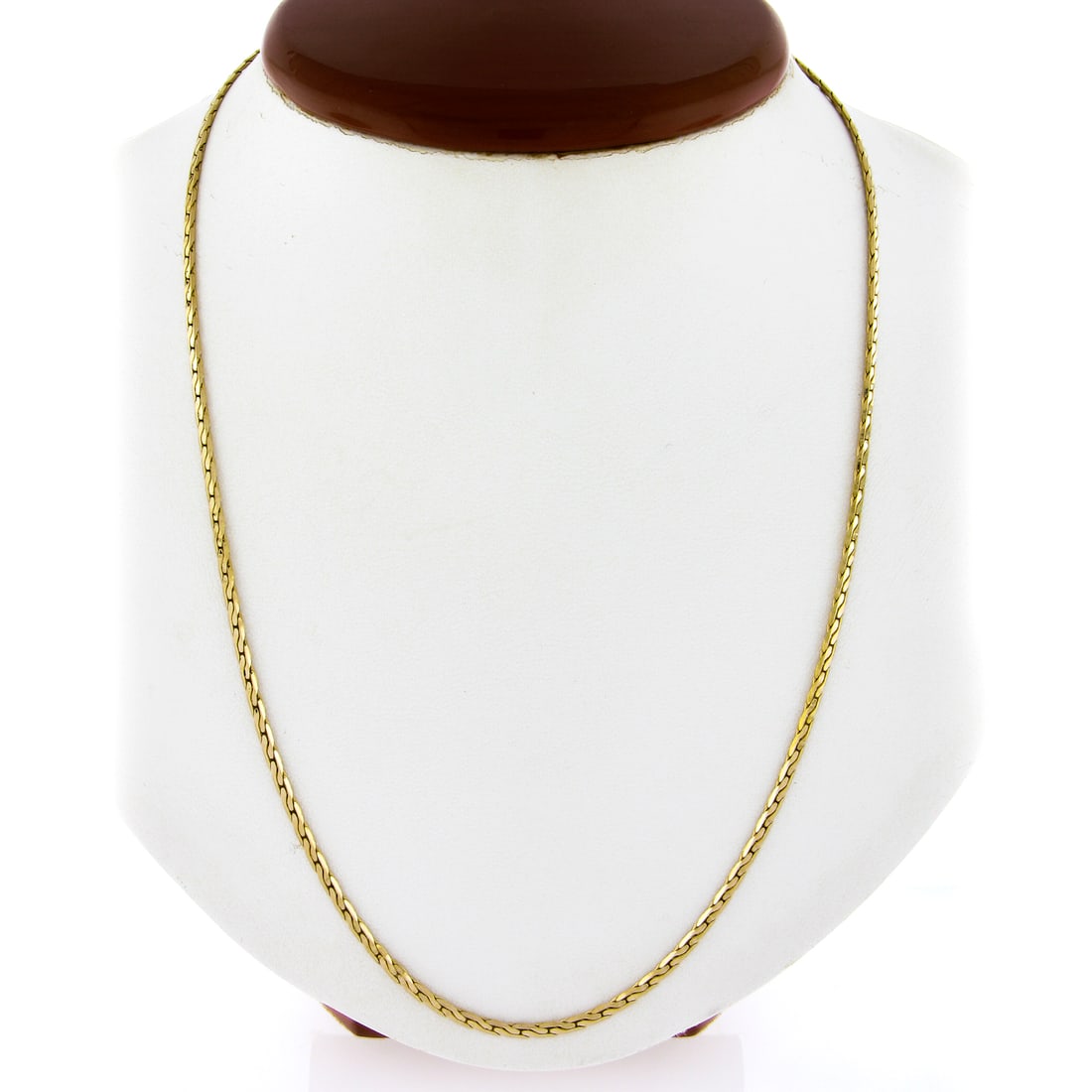 Balestra 14k Yellow Gold 23.5 Polished Beveled Link Necklace (1 of 6)