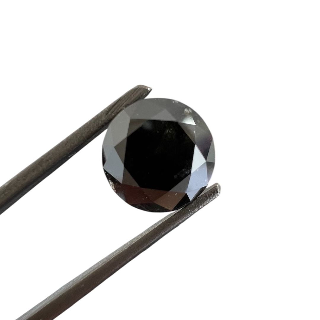 Loose Diamond - ROUND 1.64ct Fancy Black (1 of 1)