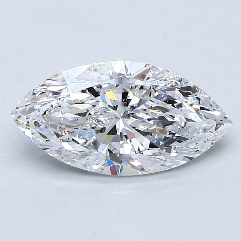Loose Diamond - MARQUISE 1.2ct D SI2: Loose Diamond - MARQUISE 1.2ct D SI2 Source: Natural Mined Diamond Shape: MARQUISE Carats: 1.2 Color: D Clarity: SI2 Certification: GIA PLEASE NOTE: Framed, Large, or heavy items do not have shipping