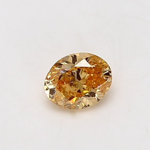 Loose Diamond - OVAL 0.41ct Fancy Intense Yellow Orange: Loose Diamond - OVAL 0.41ct Fancy Intense Yellow Orange Source: Natural Shape: OVAL Carats: 0.41 Color: Fancy Intense Yellow Orange Certification: GIA Video: