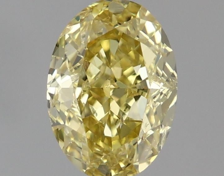 Loose Diamond - OVAL 0.67ct Fancy Intense Yellow SI2: Loose Diamond - OVAL 0.67ct Fancy Intense Yellow SI2 Source: Natural Shape: OVAL Carats: 0.67 Color: Fancy Intense Yellow Certification: GIA Video:
