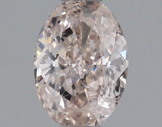 Loose Diamond - OVAL 0.5ct Fancy Light Brownish Pink I2: Loose Diamond - OVAL 0.5ct Fancy Light Brownish Pink I2 Source: Natural Shape: OVAL Carats: 0.5 Color: Fancy Light Brownish Pink Certification: GIA Video: