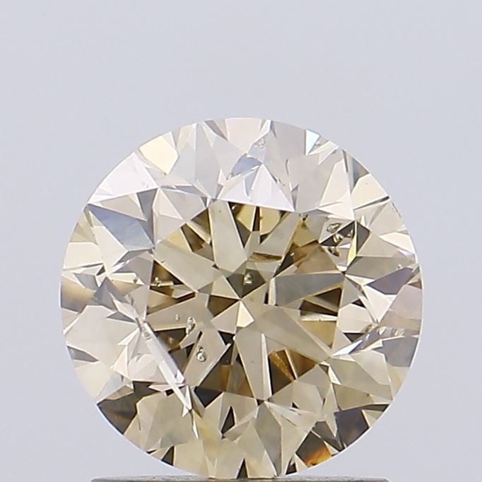 Loose Diamond - ROUND 1.51ct Fancy Light Brown SI1: Loose Diamond - ROUND 1.51ct Fancy Light Brown SI1 Source: Natural Shape: ROUND Carats: 1.51 Color: Fancy Light Brown Certification: NONE Video: