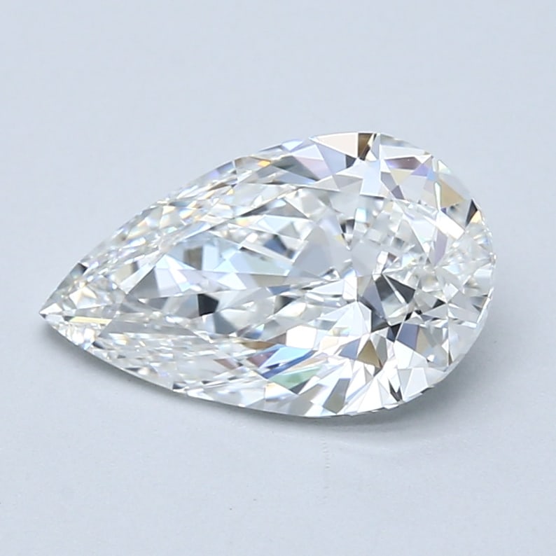Loose Diamond - PEAR 2ct F VS1: Loose Diamond - PEAR 2ct F VS1 Source: Natural Mined Diamond Shape: PEAR Carats: 2 Color: F Clarity: VS1 Certification: GIA PLEASE NOTE: Framed, Large, or heavy items do not have shipping costs includ