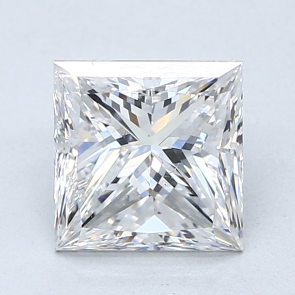 Loose Diamond - PRINCESS 2.01ct E SI1: Loose Diamond - PRINCESS 2.01ct E SI1 Source: Natural Mined Diamond Shape: PRINCESS Carats: 2.01 Color: E Clarity: SI1 Certification: GIA PLEASE NOTE: Framed, Large, or heavy items do not have shippin