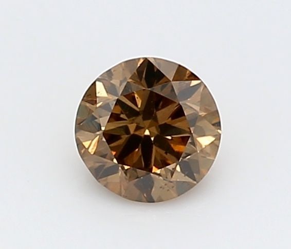 Loose Diamond - ROUND 0.17ct Fancy Brown SI1: Loose Diamond - ROUND 0.17ct Fancy Brown SI1 Source: Natural Shape: ROUND Carats: 0.17 Color: Fancy Brown Certification: NONE Video: