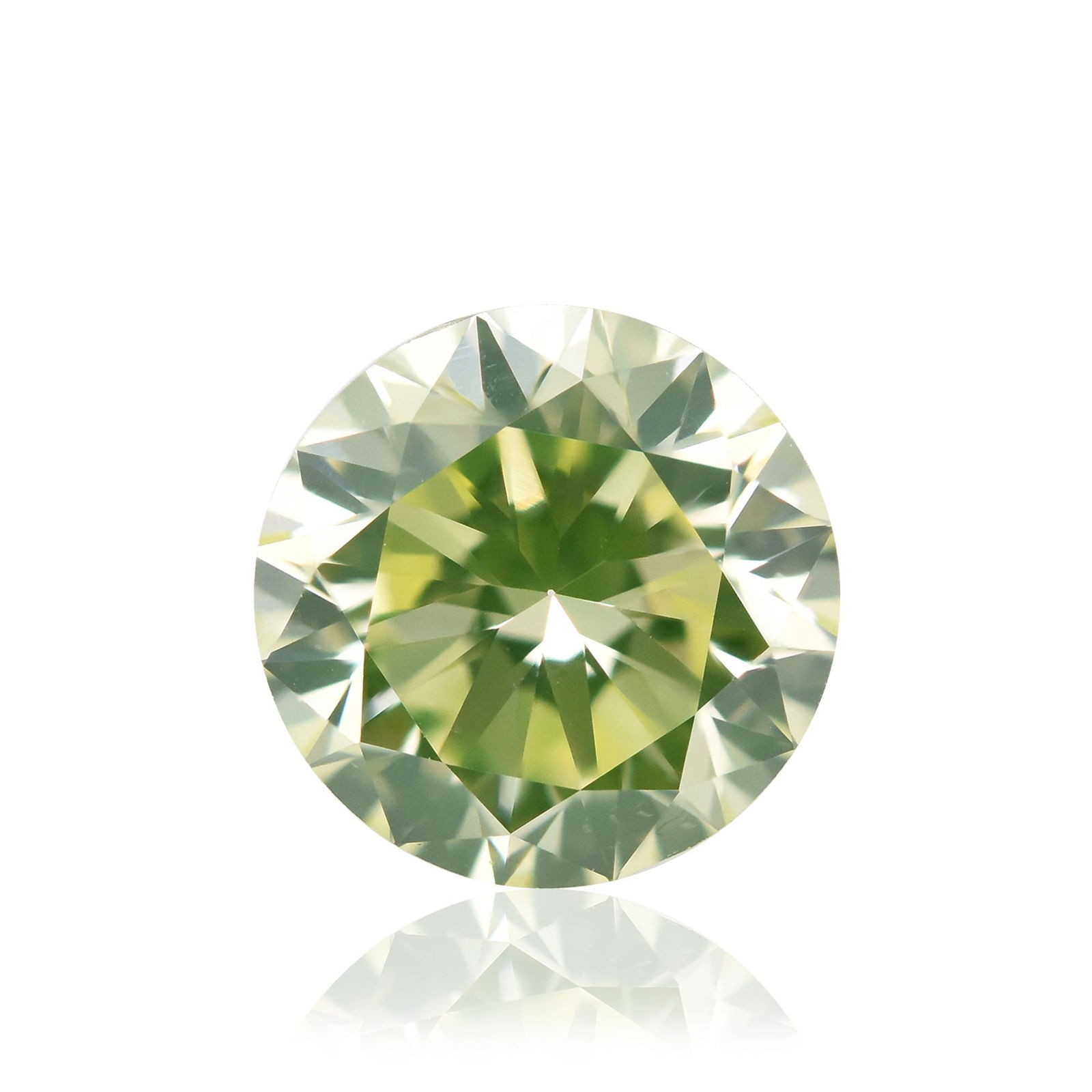 Loose Diamond - ROUND 0.94ct Fancy Green Yellow: Loose Diamond - ROUND 0.94ct Fancy Green Yellow Source: Natural Shape: ROUND Carats: 0.94 Color: Fancy Green Yellow Certification: GIA Video: