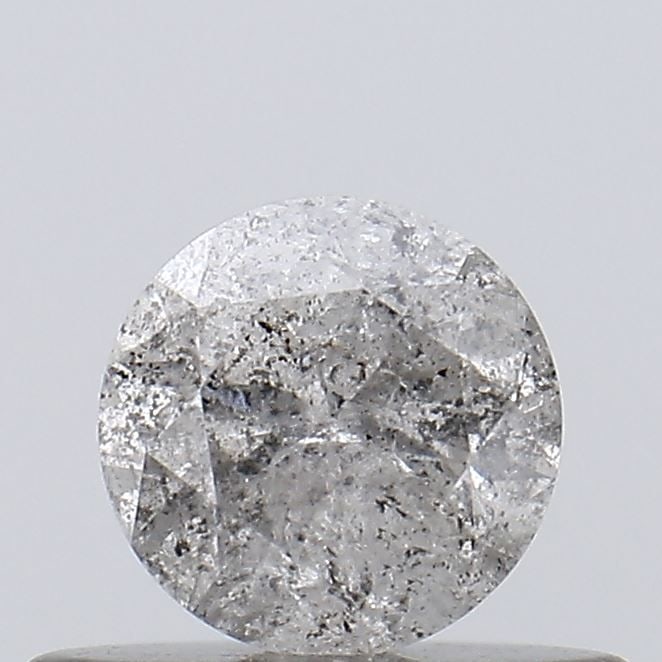 Loose Diamond - ROUND 0.39ct Salt and Pepper I3: Loose Diamond - ROUND 0.39ct Salt and Pepper I3 Source: Natural Shape: ROUND Carats: 0.39 Color: Salt and Pepper Certification: NONE Video: