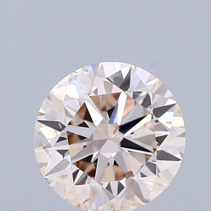 Loose Diamond - ROUND 0.94ct Fancy Light Brown SI2: Loose Diamond - ROUND 0.94ct Fancy Light Brown SI2 Source: Natural Shape: ROUND Carats: 0.94 Color: Fancy Light Brown Certification: NONE Video: