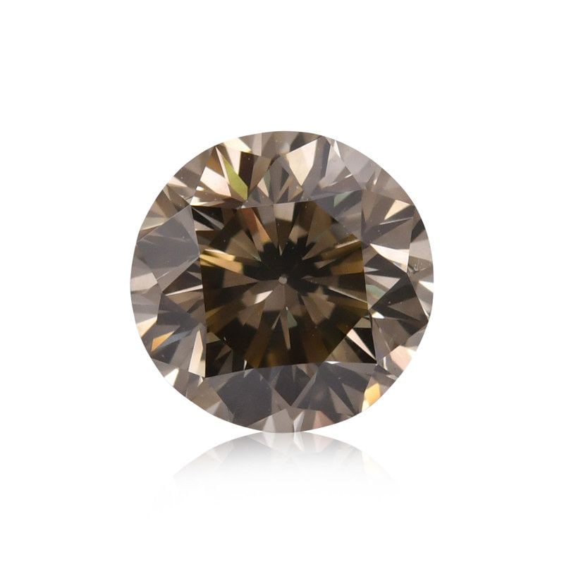 Loose Diamond - ROUND 1.08ct Fancy Dark Green Yellow VS1: Loose Diamond - ROUND 1.08ct Fancy Dark Green Yellow VS1 Source: Natural Shape: ROUND Carats: 1.08 Color: Fancy Dark Green Yellow Certification: GIA PLEASE NOTE: Framed, Large, or heavy items do not h