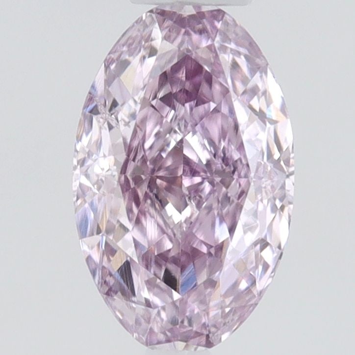 Loose Diamond - OVAL 0.32ct Fancy Pink Purple SI2: Loose Diamond - OVAL 0.32ct Fancy Pink Purple SI2 Source: Natural Shape: OVAL Carats: 0.32 Color: Fancy Pink Purple Certification: GIA Video: