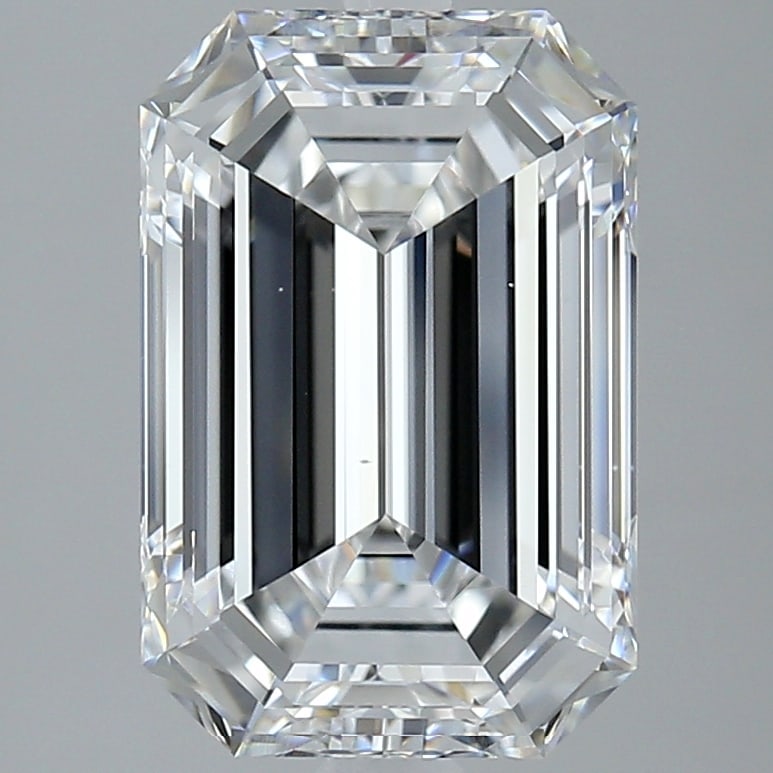 Loose Diamond - EMERALD 5.03ct E VS2: Loose Diamond - EMERALD 5.03ct E VS2 Source: Natural Mined Diamond Shape: EMERALD Carats: 5.03 Color: E Clarity: VS2 Certification: GIA PLEASE NOTE: Framed, Large, or heavy items do not have shipping