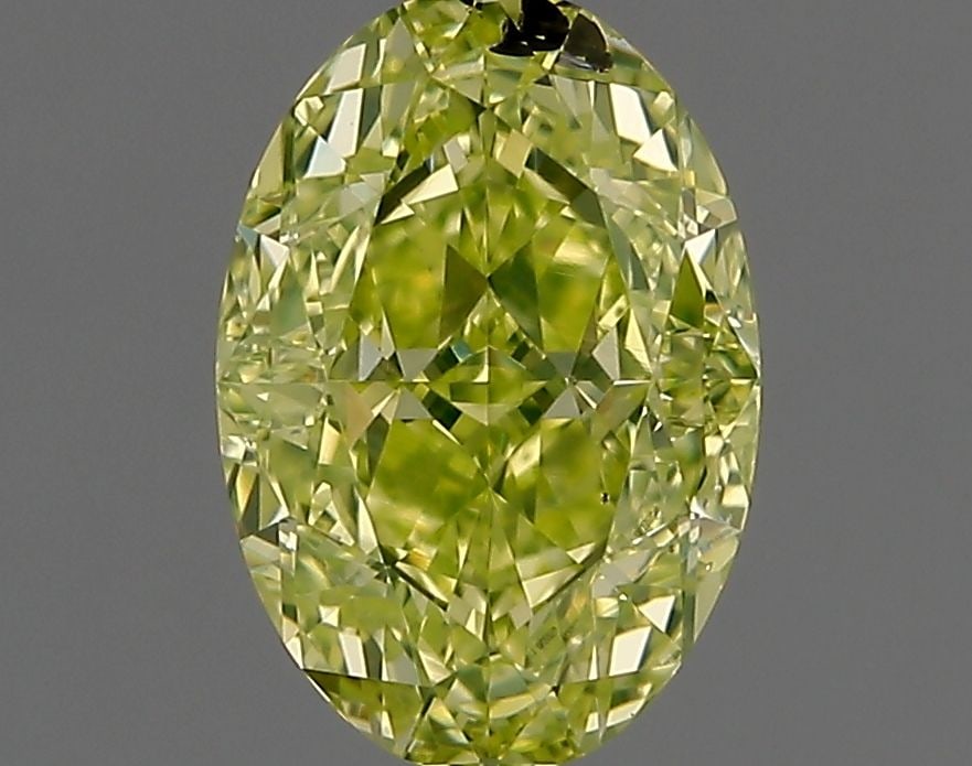 Loose Diamond - OVAL 1.0ct Fancy Intense Greenish Yellow SI2: Loose Diamond - OVAL 1.0ct Fancy Intense Greenish Yellow SI2 Source: Natural Shape: OVAL Carats: 1.0 Color: Fancy Intense Greenish Yellow Certification: GIA Video: