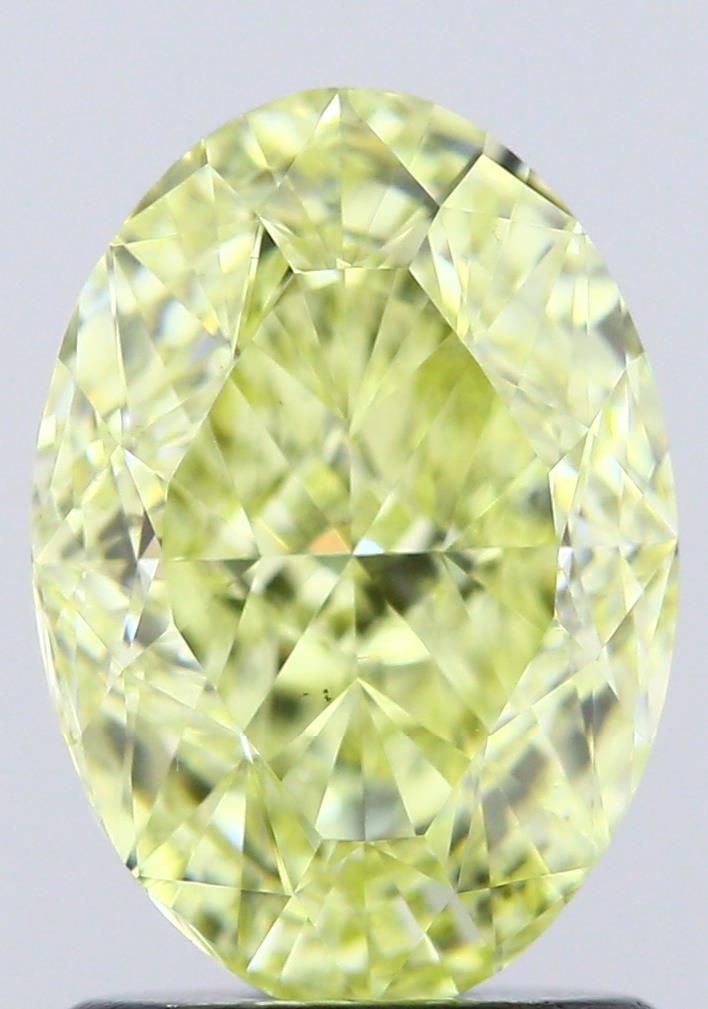 Loose Diamond - OVAL 2.01ct Fancy Light Yellow VS1: Loose Diamond - OVAL 2.01ct Fancy Light Yellow VS1 Source: Natural Shape: OVAL Carats: 2.01 Color: Fancy Light Yellow Certification: GIA Video: