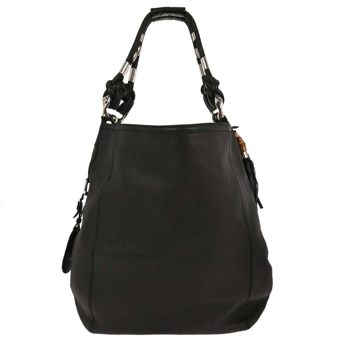 Gucci Black Leather Techno Horsebit XL Hobo Bag 240239 204990 (1 of 10)