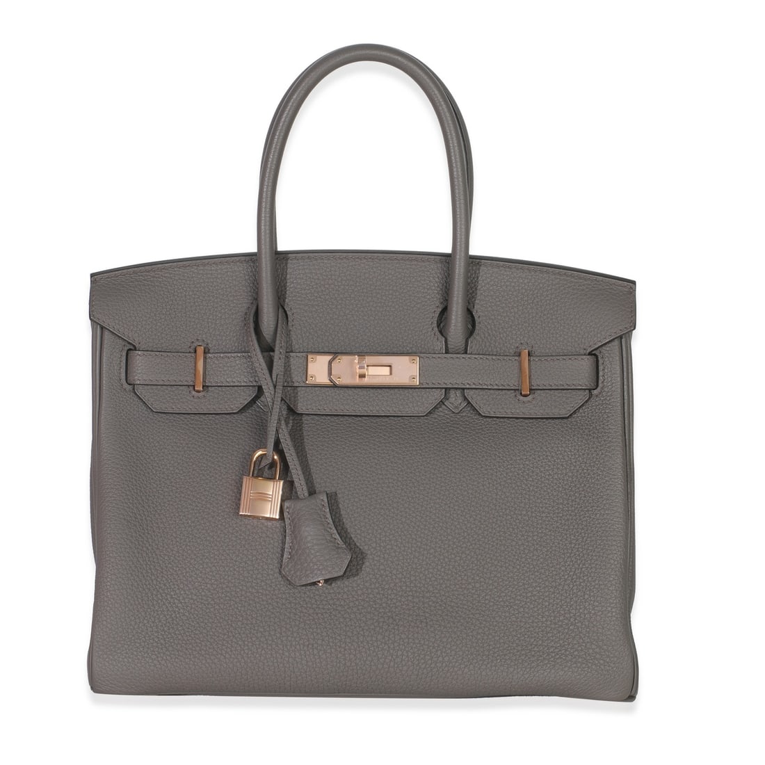 Hermes Birkin 30 Etain Togo Leather Handbag RGHW 2020 (1 of 9)