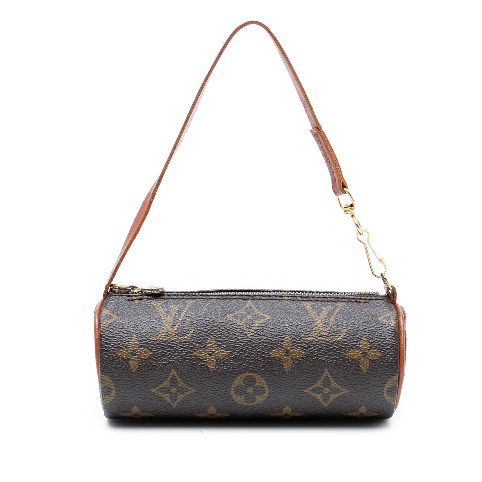 Louis Vuitton Monogram Papillon Pochette Bag Brown Canvas (1 of 6)