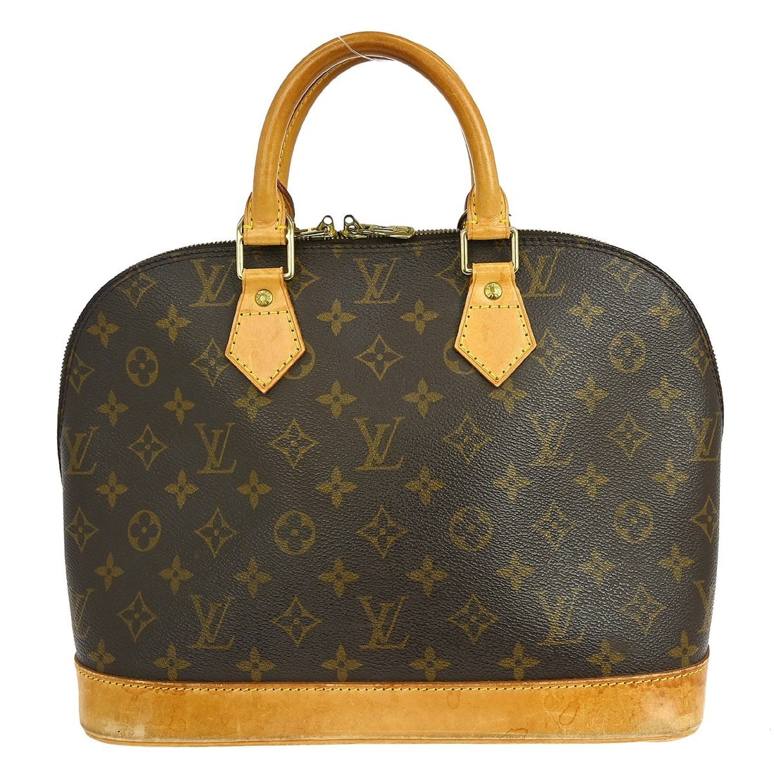 Louis Vuitton Alma Monogram Handbag M51130 Casual Brown Canvas (1 of 9)