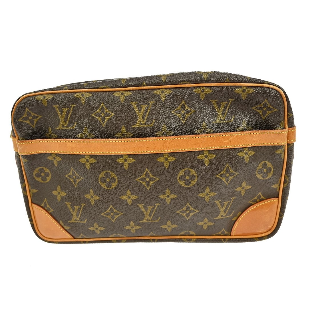 Louis Vuitton Compiegne 28 Clutch Bag Monogram Canvas M51845 (1 of 10)