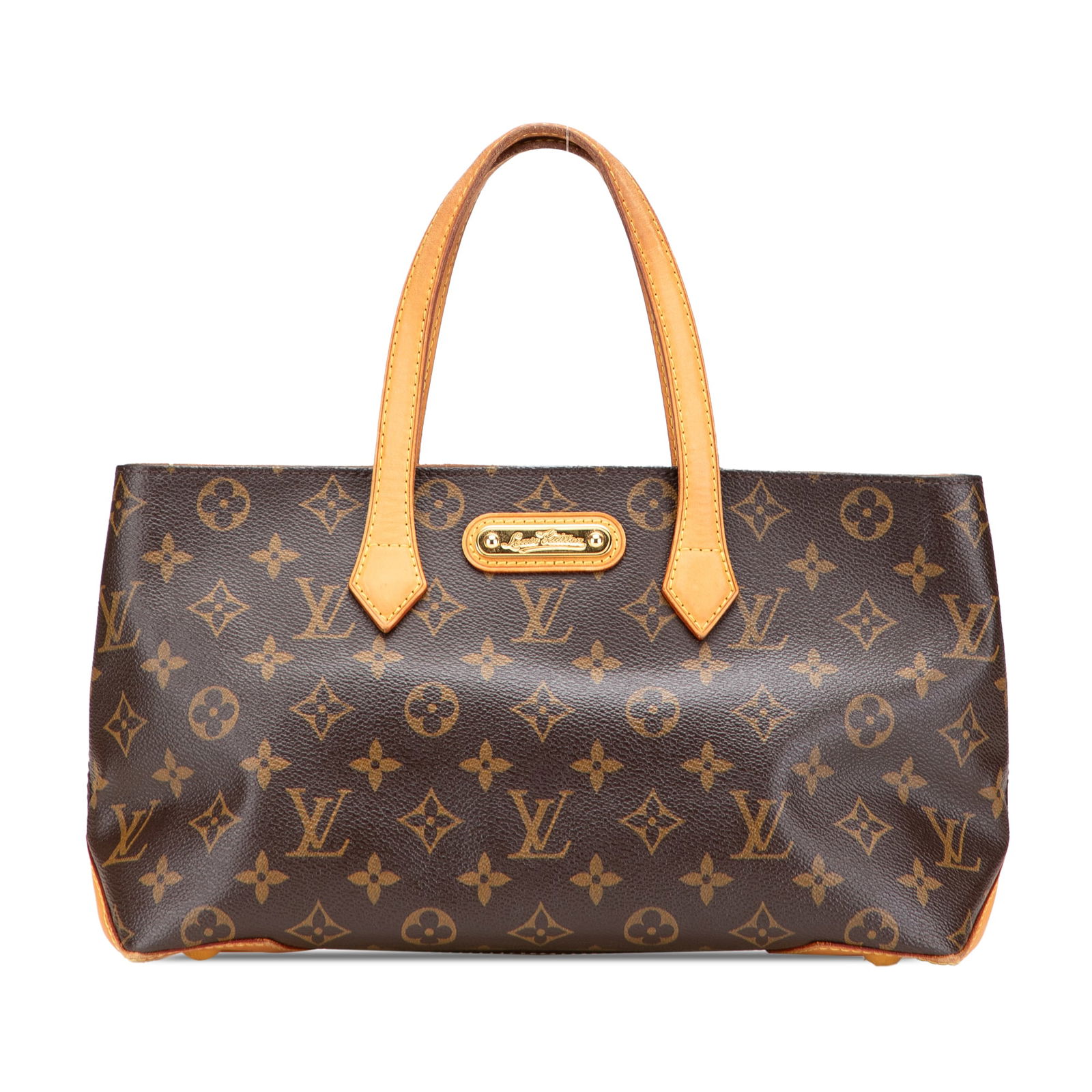 Louis Vuitton Monogram Wilshire PM Stylish Handbag with Vachetta Trim (1 of 11)
