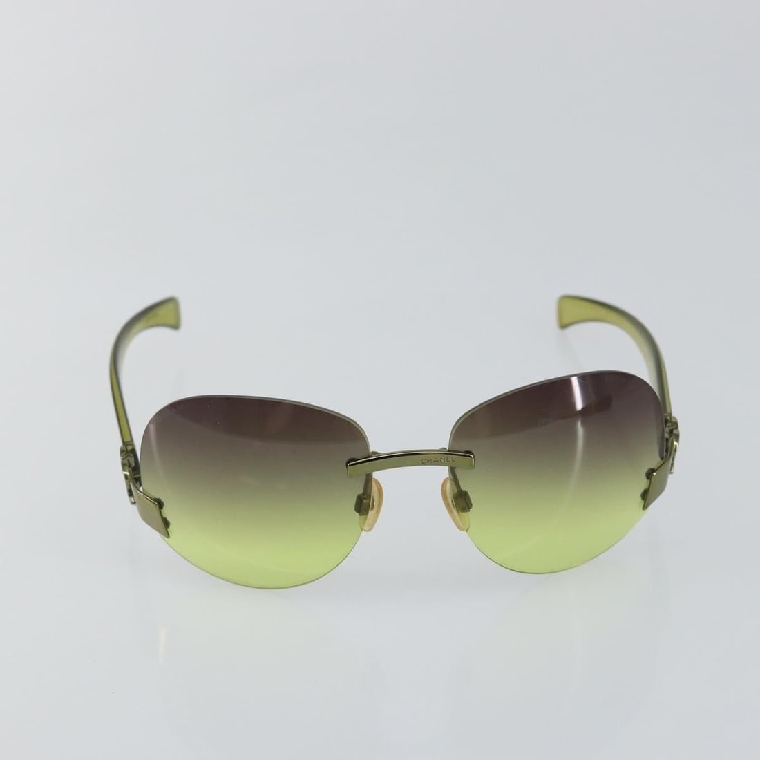 Green Chanel CC Logo Women's Sunglasses (1 of 2)
