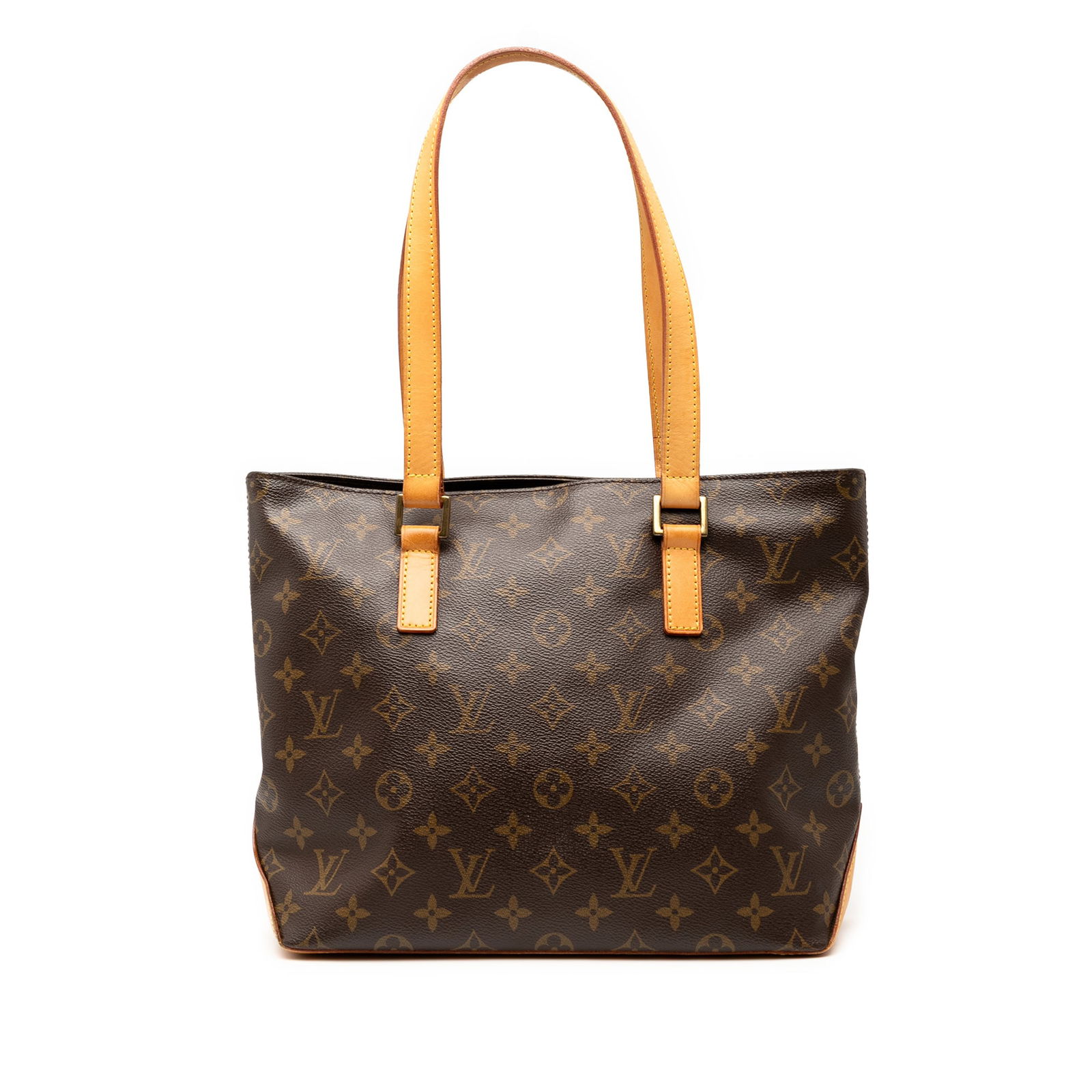 Louis Vuitton Monogram Cabas Piano Brown Bag with Zip Closure (1 of 7)