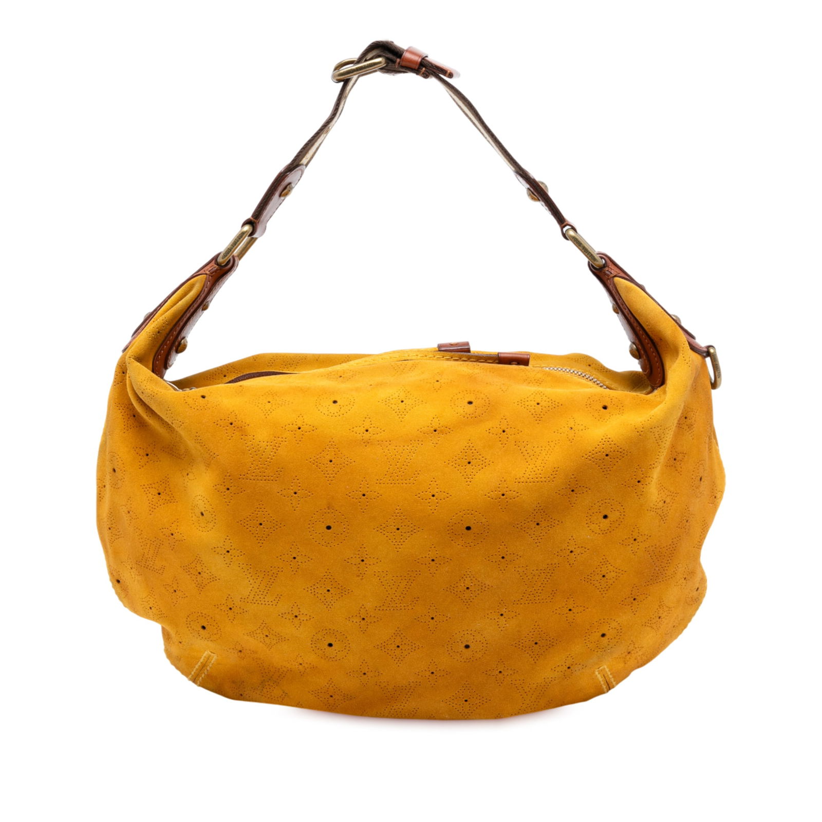 Louis Vuitton Monogram Suede Onatah GM Yellow Bag (1 of 7)