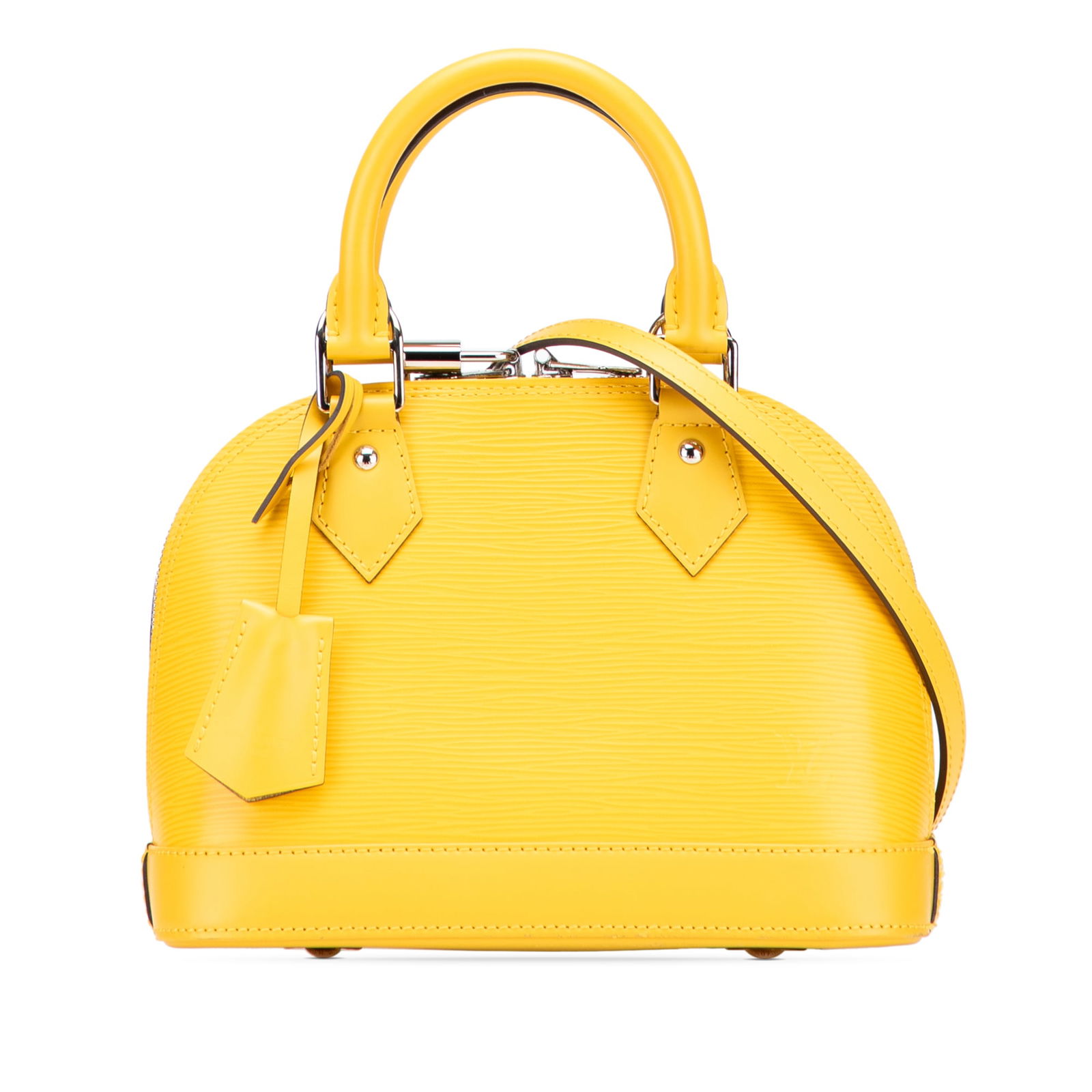 Louis Vuitton Epi Alma BB Yellow Leather Handbag (1 of 12)