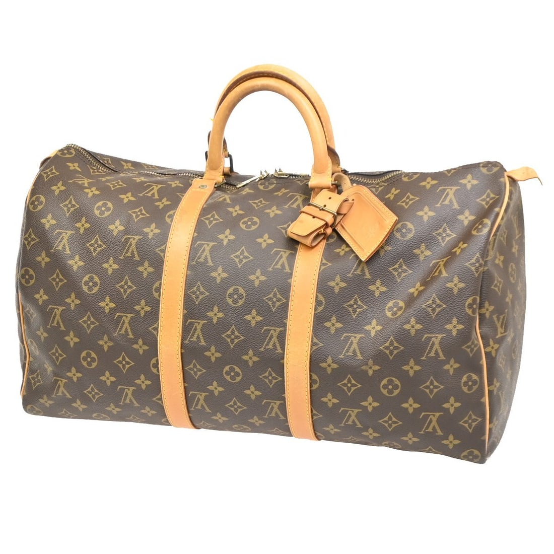 Pre-Owned Keepall 50 Travel Bag in Brown by Louis Vuitton (1 of 1)