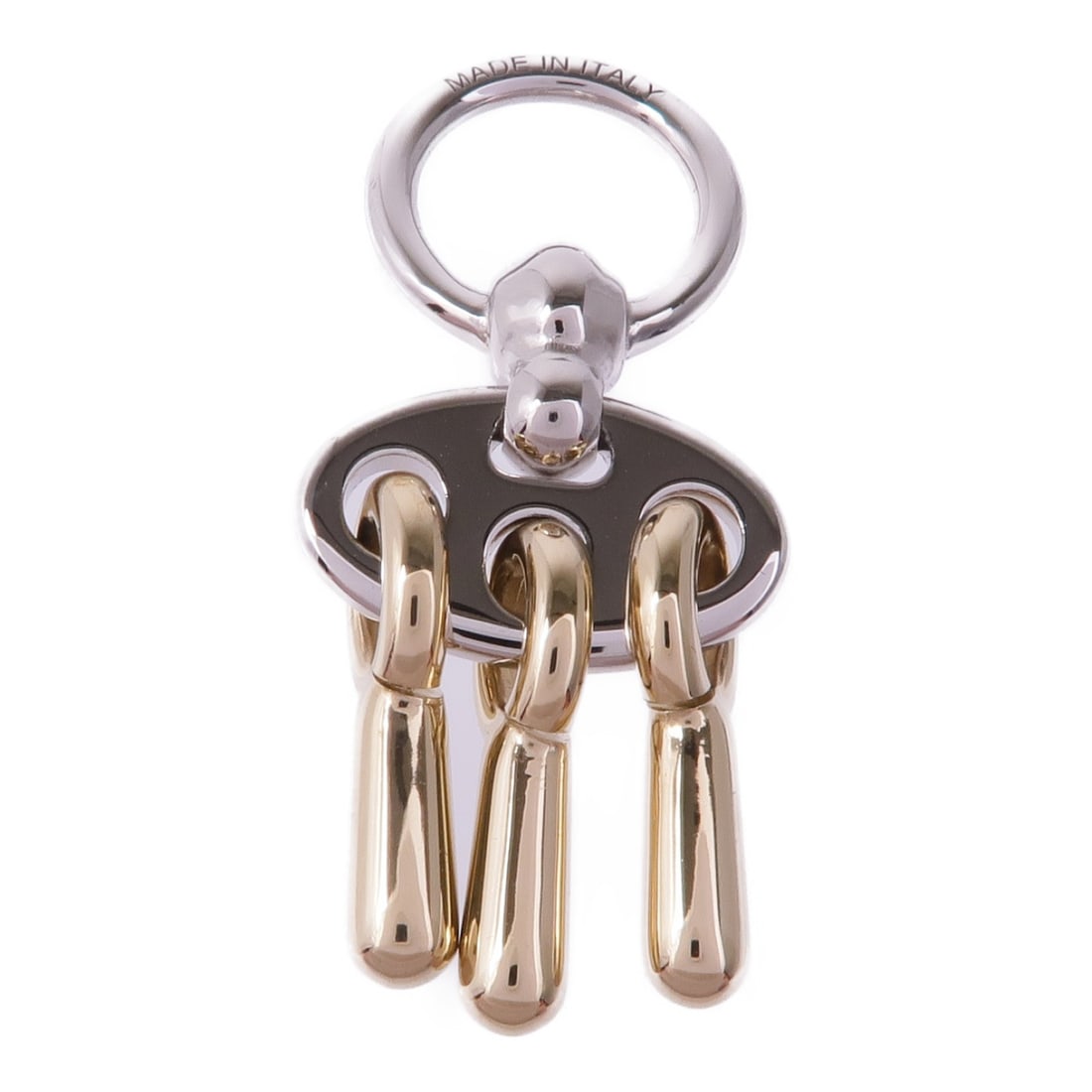 HERMES Silver Scarf Ring Elegant Accessory Made in France (1 of 8)