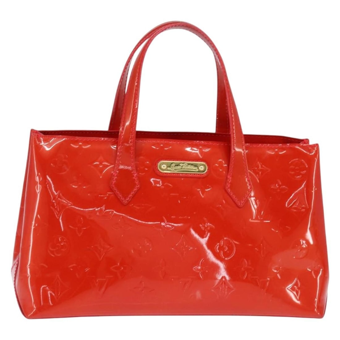 LOUIS VUITTON Monogram Vernis Wilshire PM Handbag Rouge Grunadine M91723 Auth: LOUIS VUITTON Monogram Vernis Wilshire PM Handbag Rouge Grunadine M91723 Auth This authentic LOUIS VUITTON Monogram Vernis Wilshire PM Bag in the captivating Rouge Grunadine color is a stylish and sop