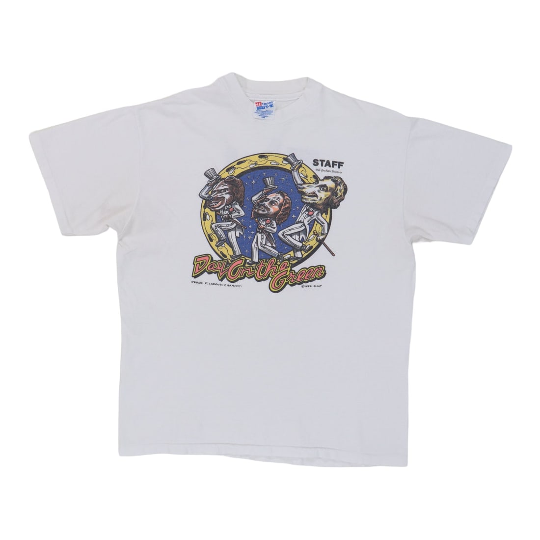 1992 Genesis Day On The Green Vintage Crew Staff Shirt: 1992 Genesis Day On The Green Vintage Crew Staff Shirt This original vintage 1992 Genesis Day On The Green Crew Staff Shirt is a unique piece for any music memorabilia collector or fan. This genuine v