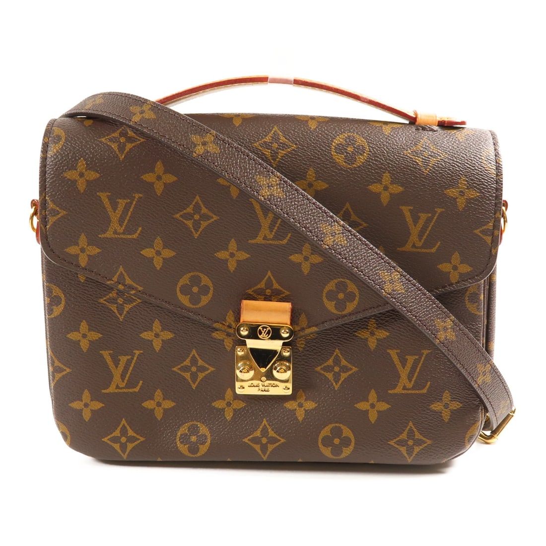 Louis Vuitton Pochette Metis MM 2 Way Shoulder Bag Monogram Brown (1 of 16)