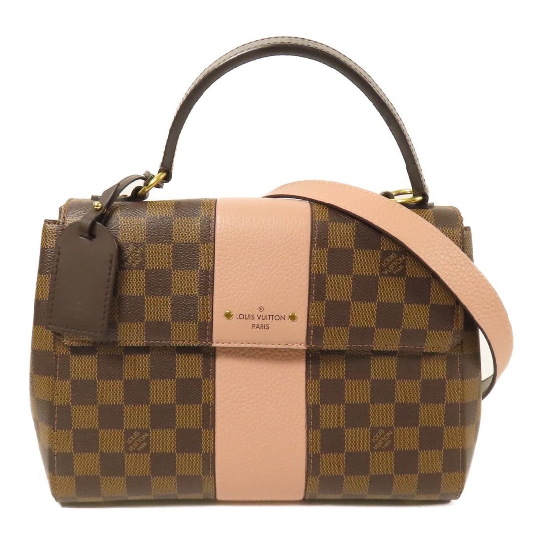 Louis Vuitton Bond Street Magnolia 2-way Shoulder Bag Damier Ebene N64417: Louis Vuitton Bond Street Magnolia 2-way Shoulder Bag Damier Ebene N64417 This exquisite Louis Vuitton Bond Street Magnolia 2-way Shoulder Bag showcases a chic design and luxurious craftsmanship, maki